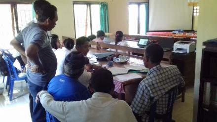 Pendaftaran Masyarakat Ke Panitia PTSL di Kantor Kepala Desa